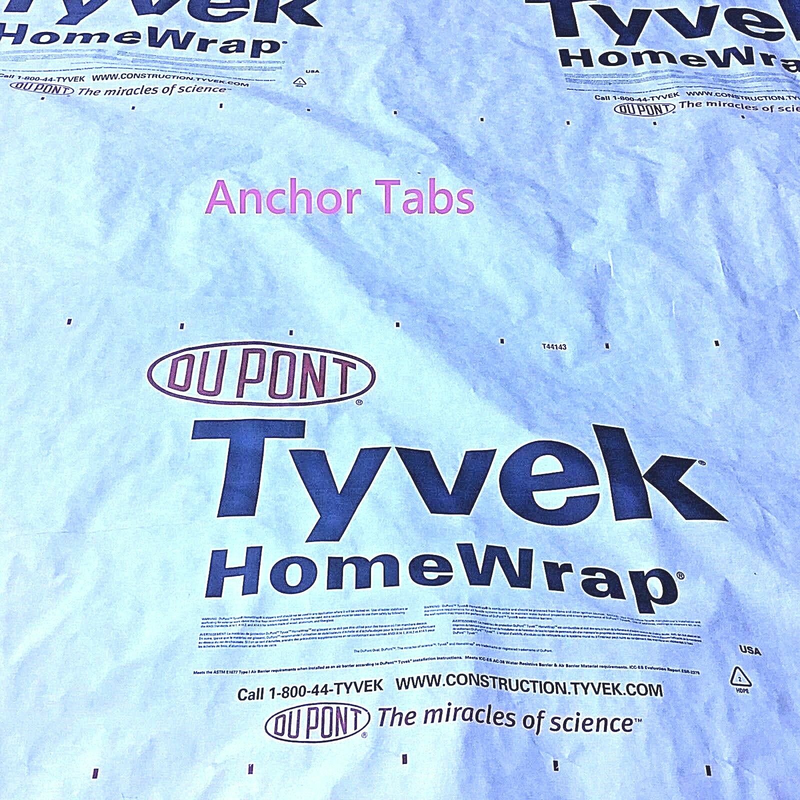 Tyvek Homewrap "sold Per/ft" Hiking Camping Tent Footprint Tarp W/ Anchor Loops