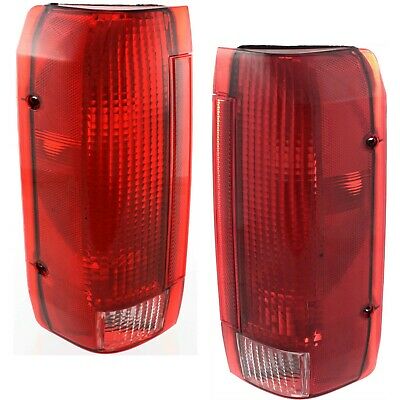 1990-1996 Replacement Tail Light Housing For Ford F150/f250/bronco Pair Oem Type