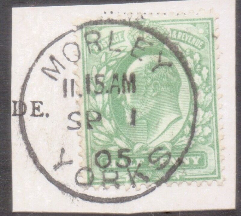 Gb  Britain  Edward 7th  Postmark / Cancel "morley  Yorks"  1905
