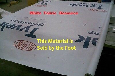 Sold Per Ft -9' Dupont Tyvek Homewrap Ul Hiking Ground Sheet Tent Footprint Tarp