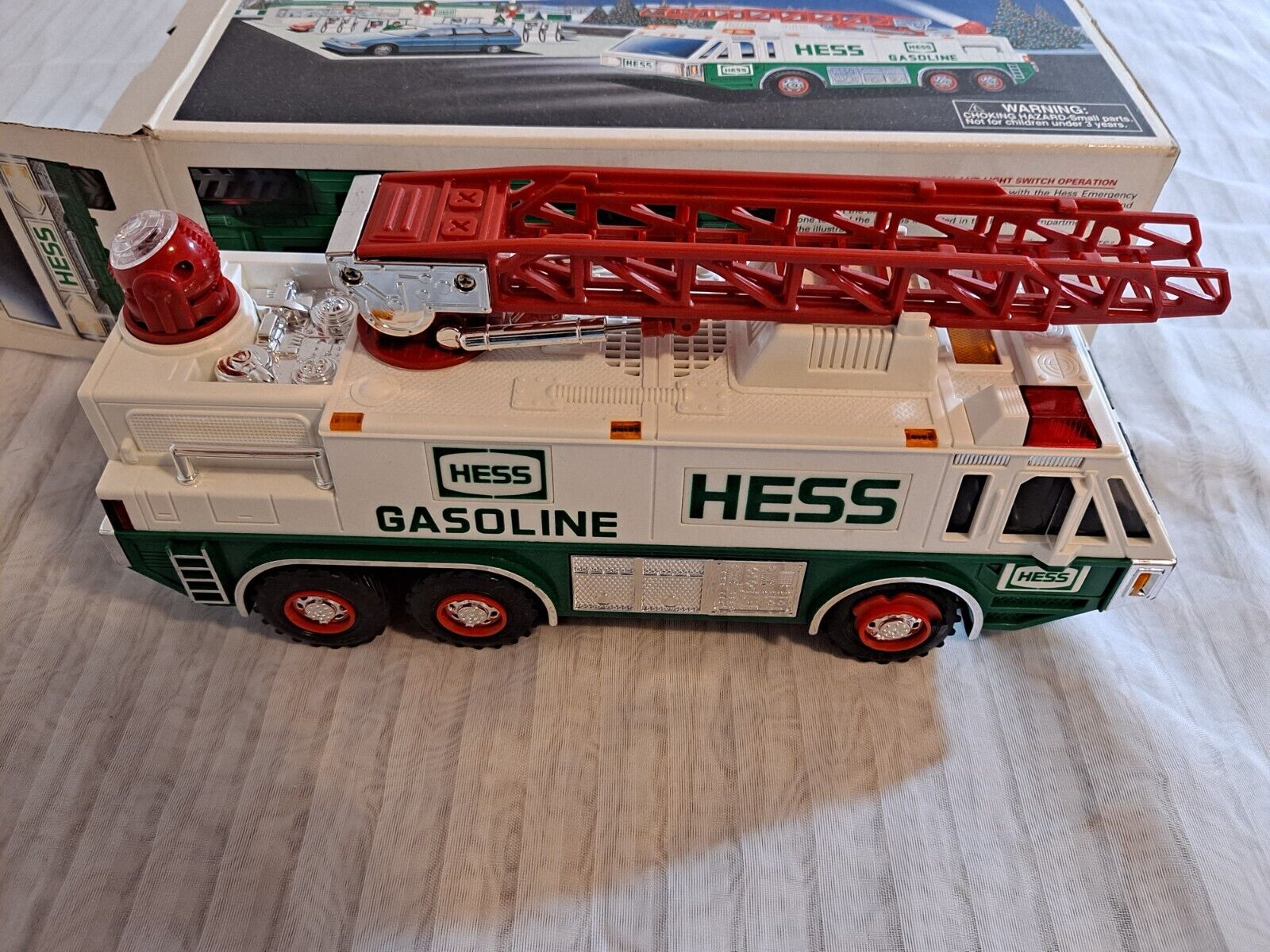 1996 Hess Toy Emergency Truck With Box - Vintage