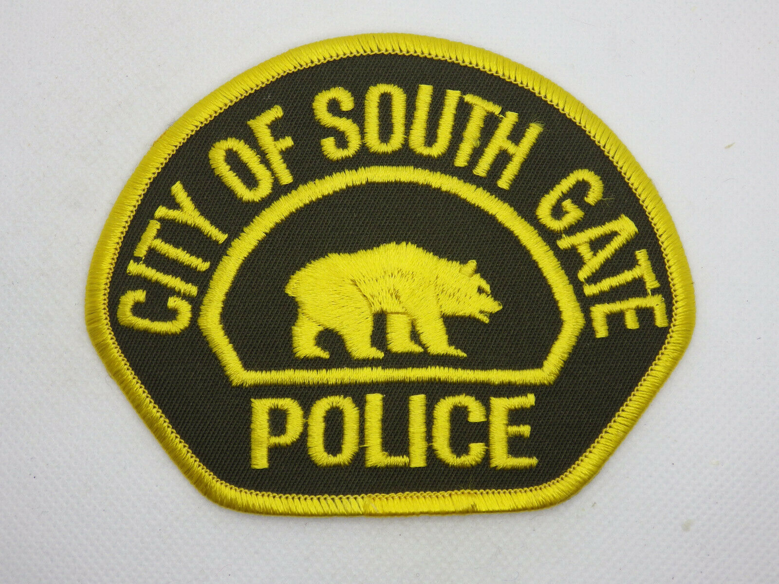 South Gate Police Patch, California    Variation  3