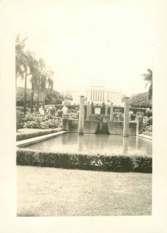1943 Wwii Usmc Kewalo Basin Marine Mp's Mormon Temple At Laie, Hawaii Photo #4