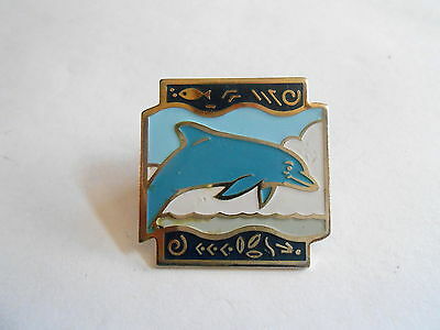 Vintage 1992 Shopko Stores Enamel Dolphin Hat Or Lapel Pin
