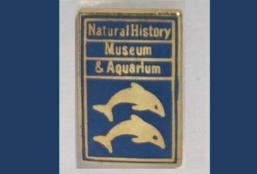 Natural History Museum & Aquarium  Dolphins Logo Pin
