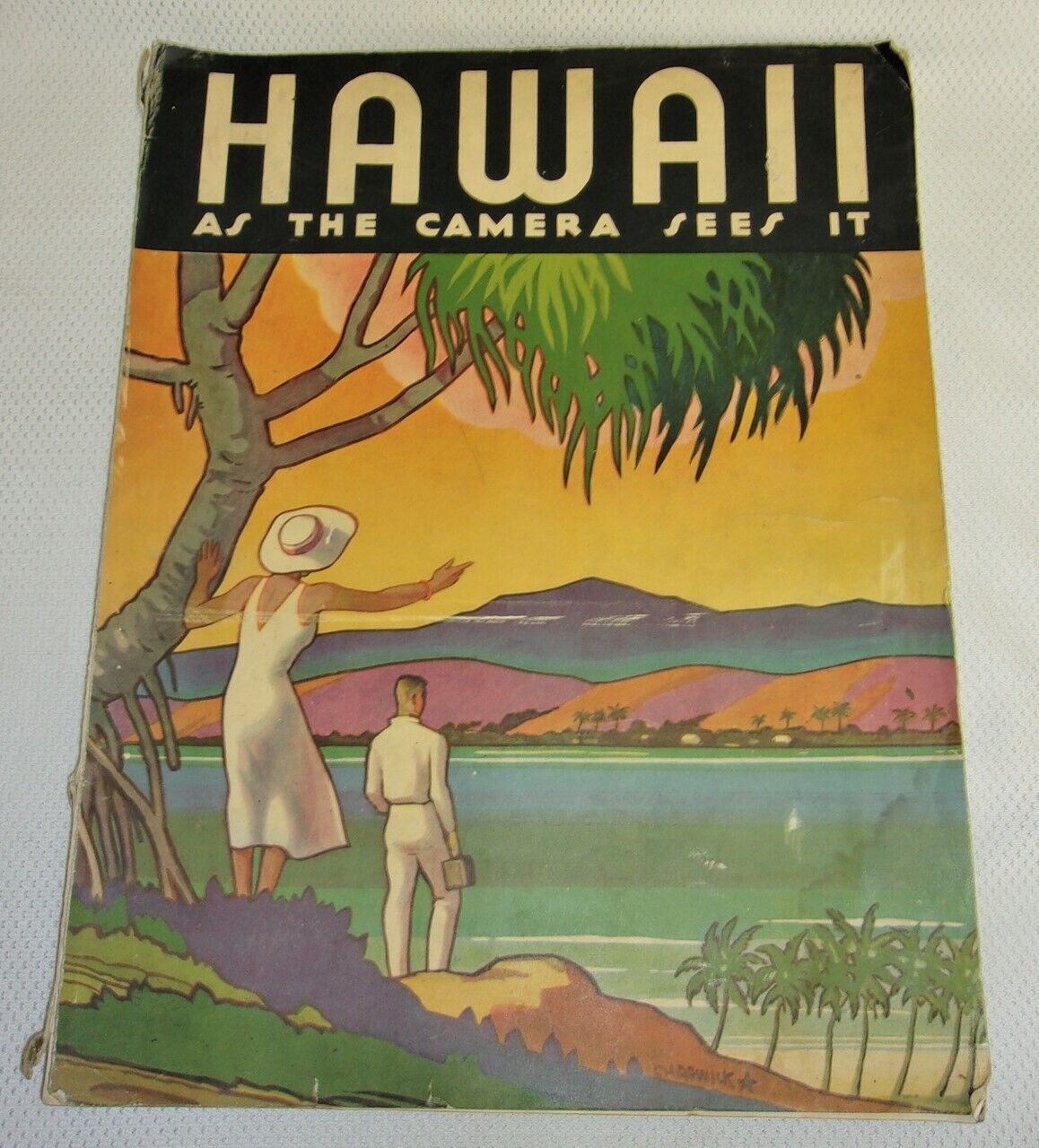 Big 1934 Hawaii As The Camera Sees It Magazine Photos/ads/art/hula Girls/surfing