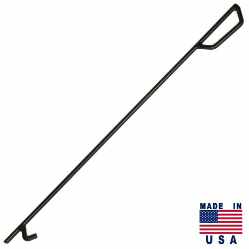 36 Inch Heavy Duty Fire Pit And Fireplace Poker (1/2 Inch Round Bar) Made In Usa