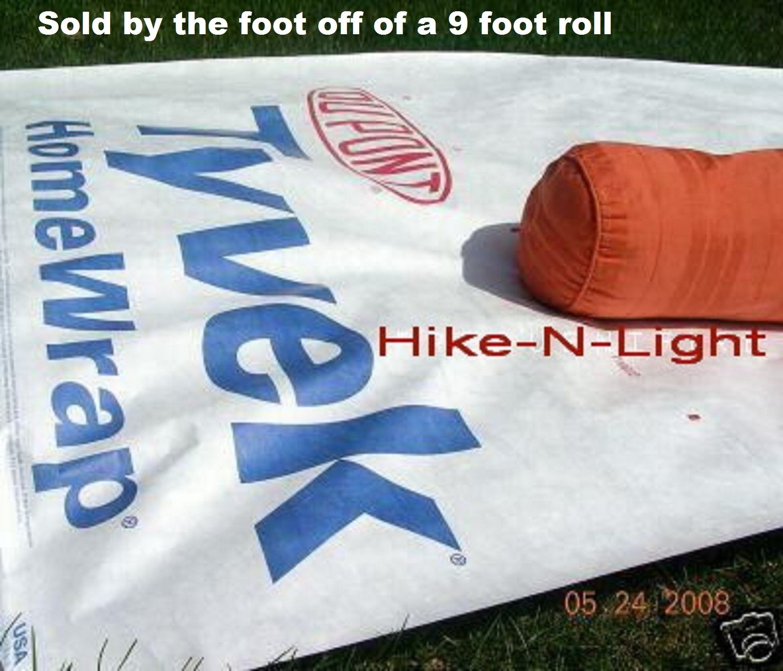 Tyvek- Per/foot - Ground Cloth Sheet-tent Footprint-camping Tarp W/ Anchor Loops