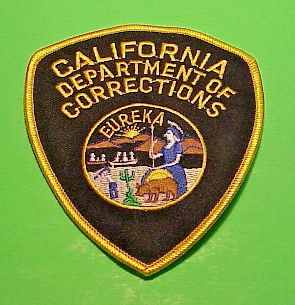 California  Doc Corrections  4 1/2"  Police Patch  Free Shipping!!!