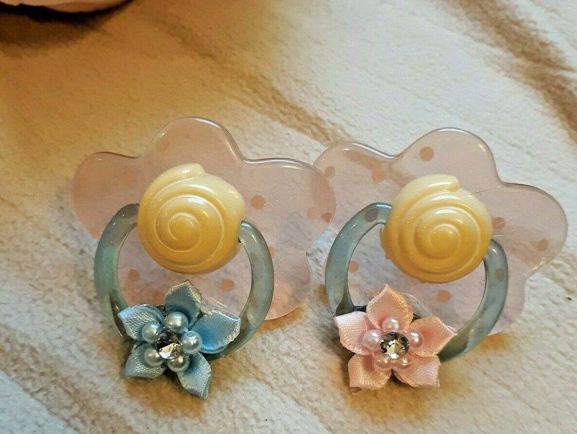 2  Replacement Pacifier For Zapf Baby Annabell Doll Makes Doll Activate🌺